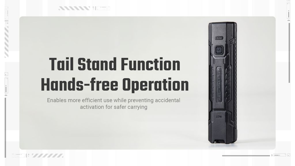 Nitecore EDC07 Ultra Slim Ficklampa LED 1500Lm med USB-C laddport