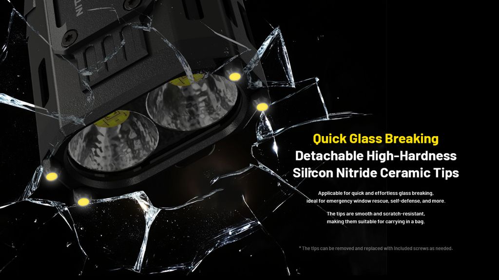 Nitecore EDC37 Ficklampa LED 8000Lm med USB-C laddport