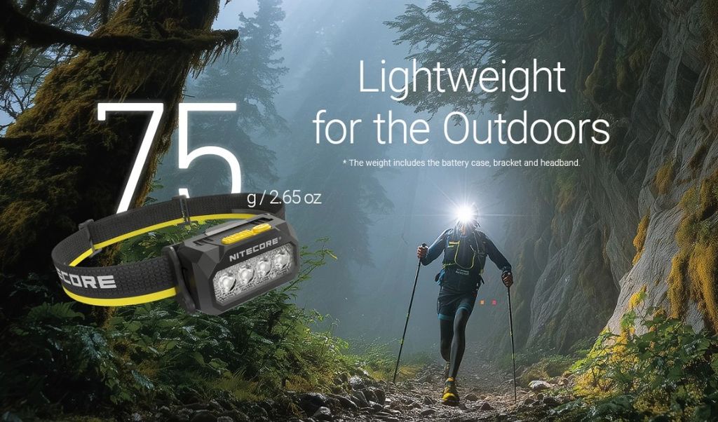 Nitecore HA27 UHE -otsalamppu 800lm