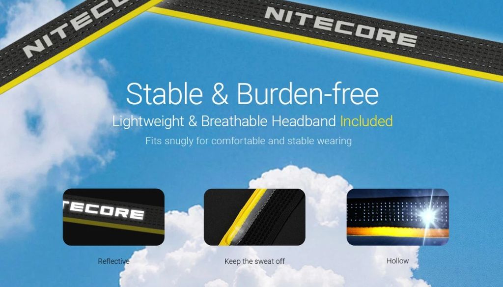 Nitecore HA27 UHE -otsalamppu 800lm