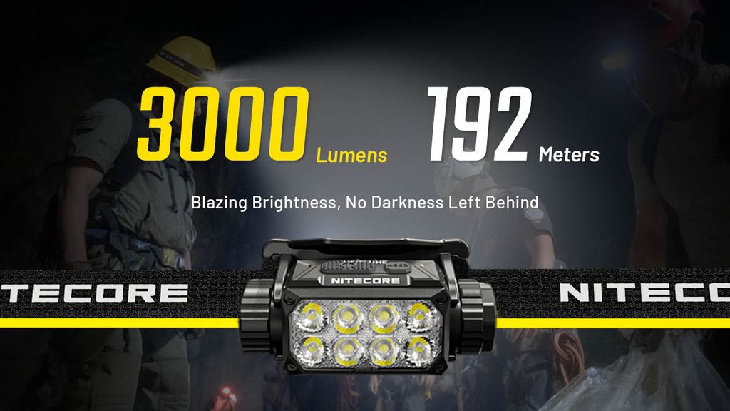 Nitecore HC75 UHE Arbetspannlampa 3000 lm IP68