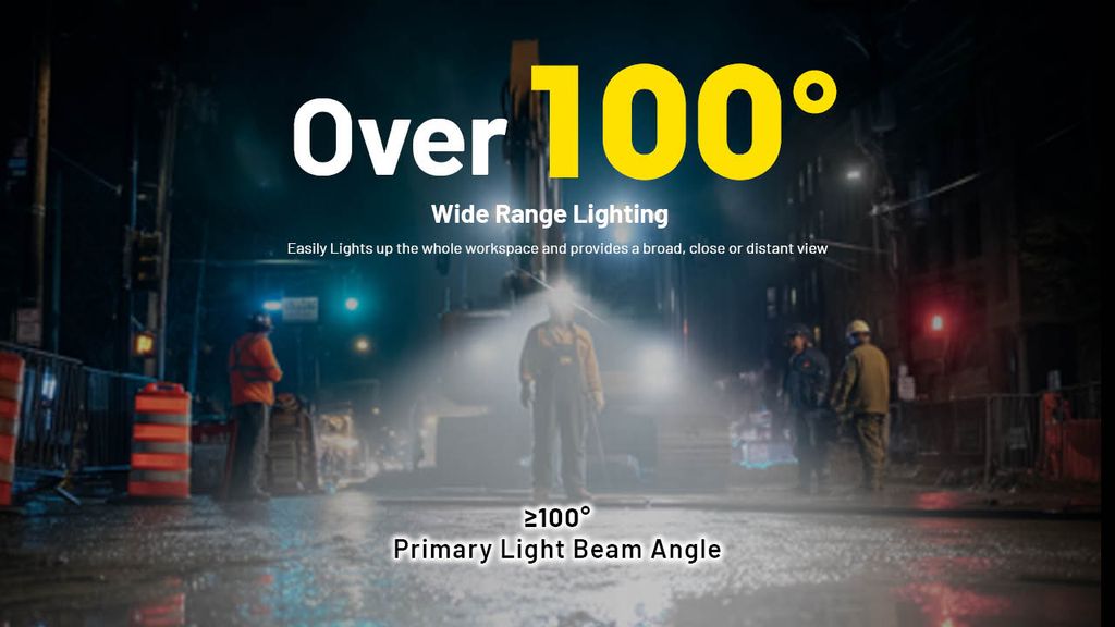 Nitecore HC75 UHE Arbetspannlampa 3000 lm IP68