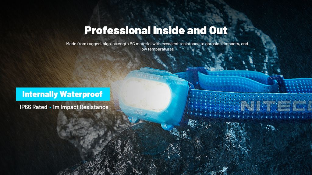 Nitecore UT27 MB Pannlampa 800lm - USB-C Laddningsbar
