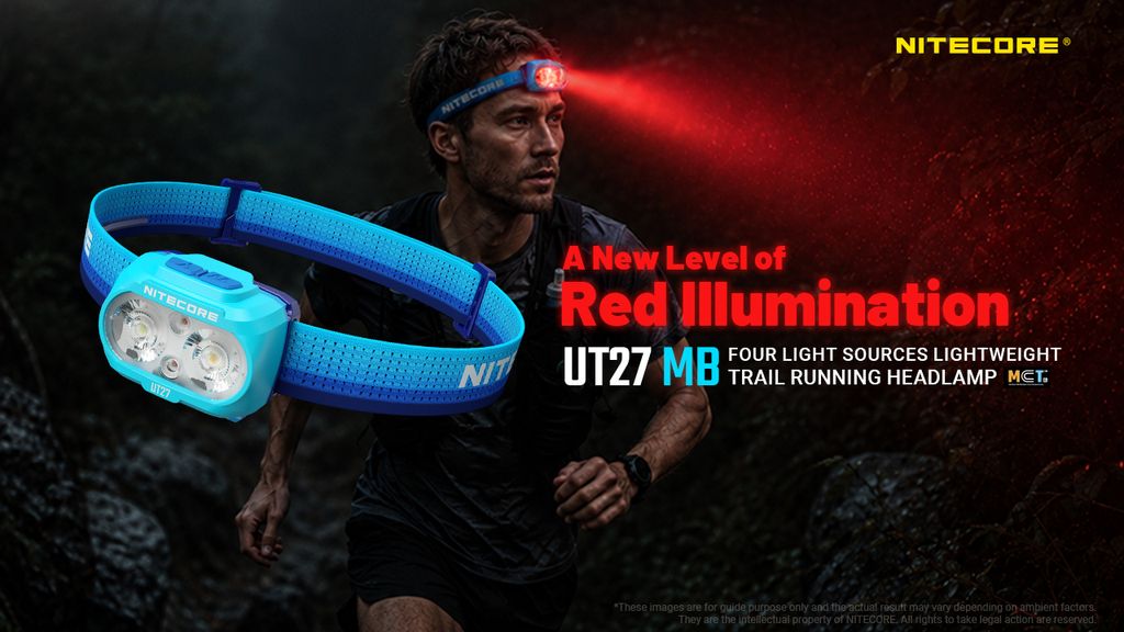 Nitecore UT27 MB Pannlampa 800lm - USB-C Laddningsbar
