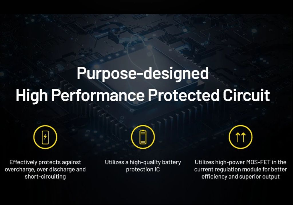 Nitecore NL2155HPR Li-ion 5500mAh 3.6V genopladeligt 21700 batteri med USB-C