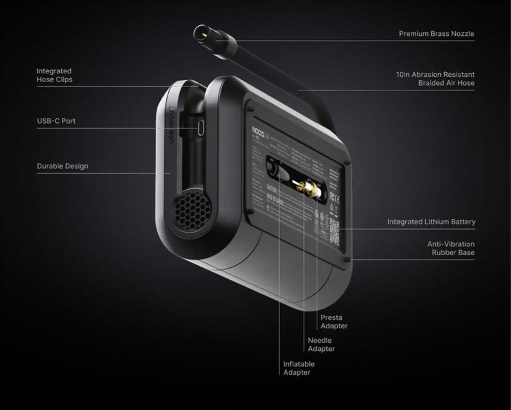 NOCO AL5 bærbar luftkompressor – opptil 130 PSI