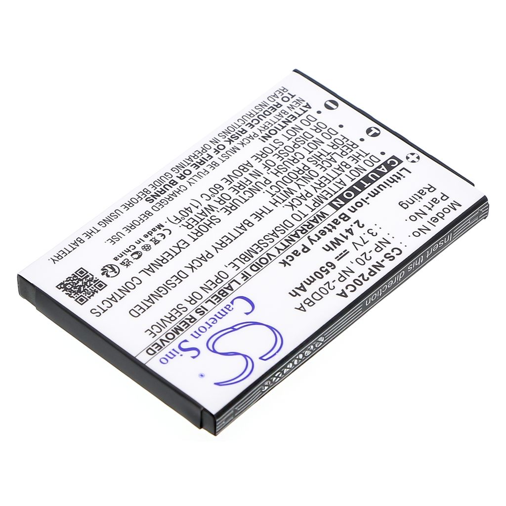 Casio Exilim EX-Z65, 3.6V (3.7V), 630 mAh