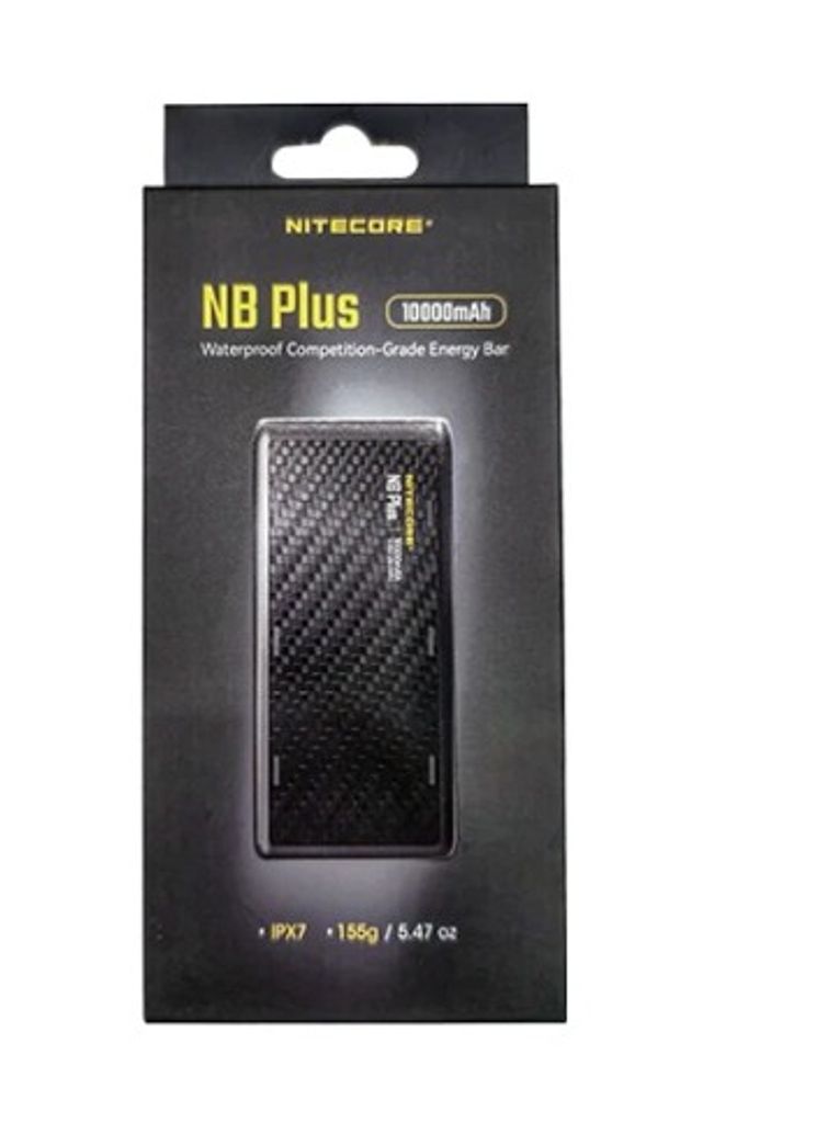 Nitecore NB Plus -varavirtalähde 10000mAh, 3A - ladattava USB-C- ja USB-A-liitännällä