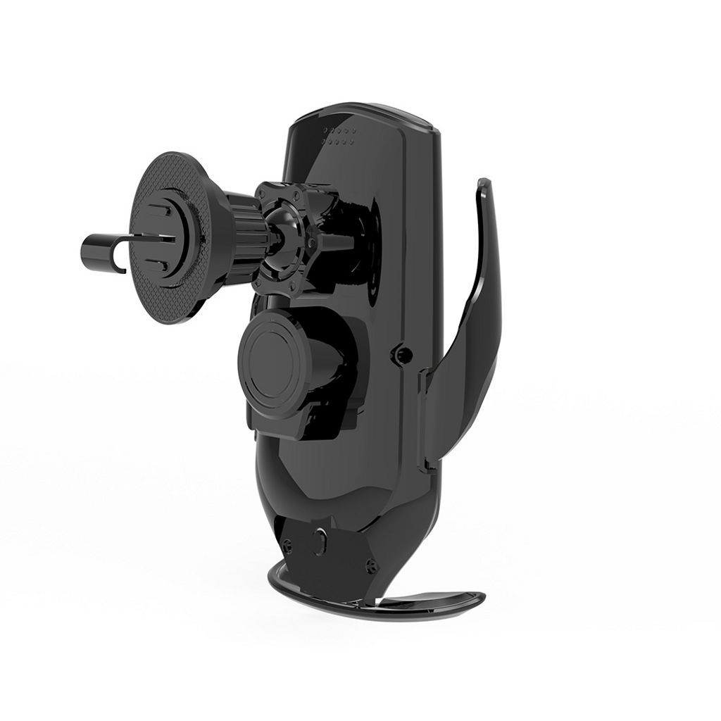 Maxlife MXCH-08 telefonhållare för luftventil – svart med trådlös laddning 15W