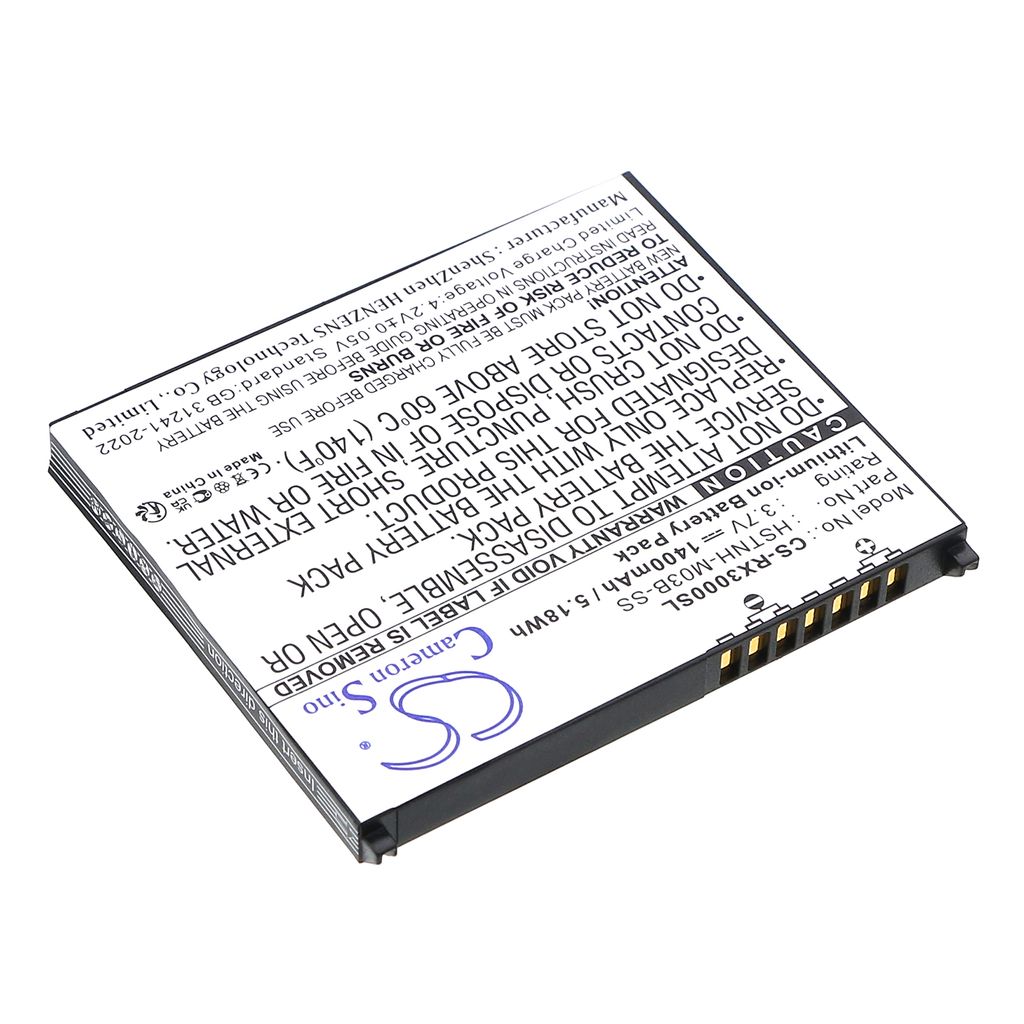HP iPAQ RX3100 erstatningsbatteri 1400 mAh