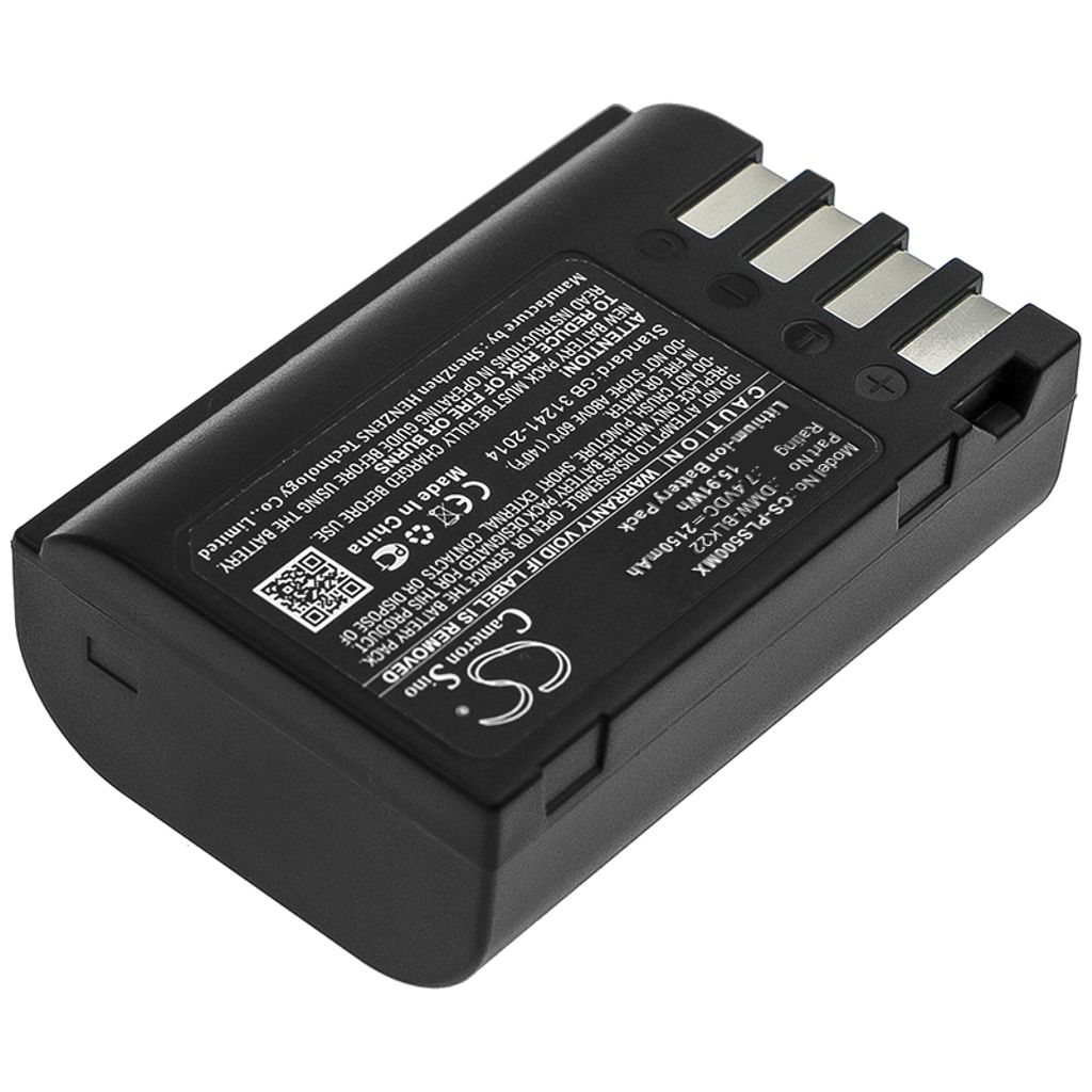 Panasonic Lumix GH5, 7.4V, 2150 mAh