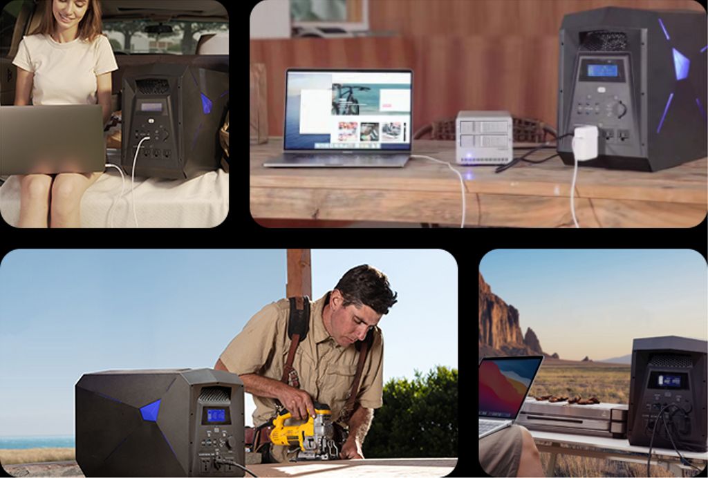 Marxon Portabel Powerstation G2000 - 2048Wh LiFePO4