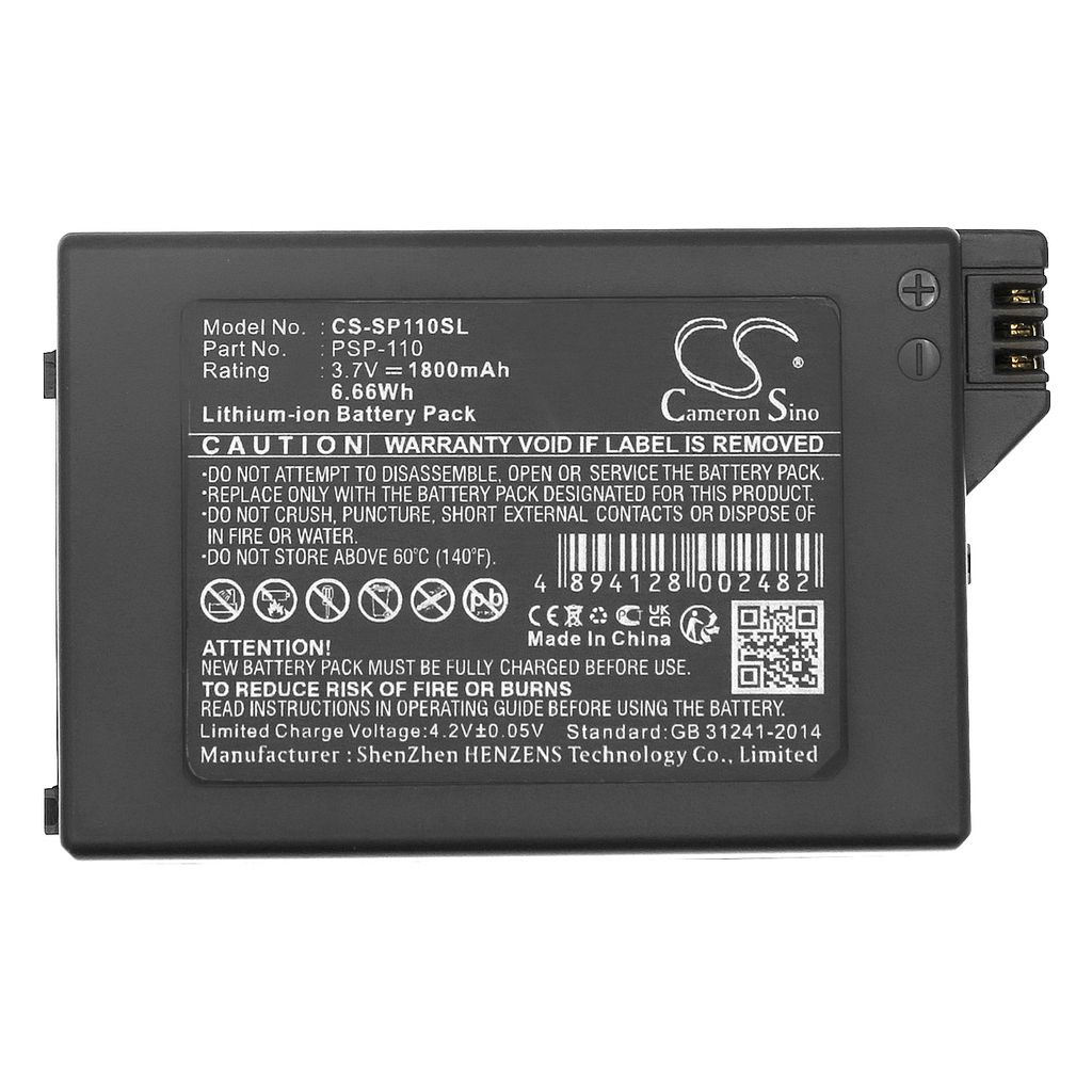 PSP 1000 - Batteri 3.7v 1800mAh