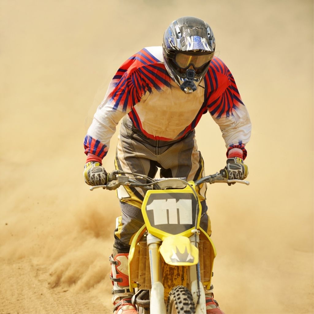 PULUZ Motorcykelhjelm Hagerembeslag til GoPro - Sort