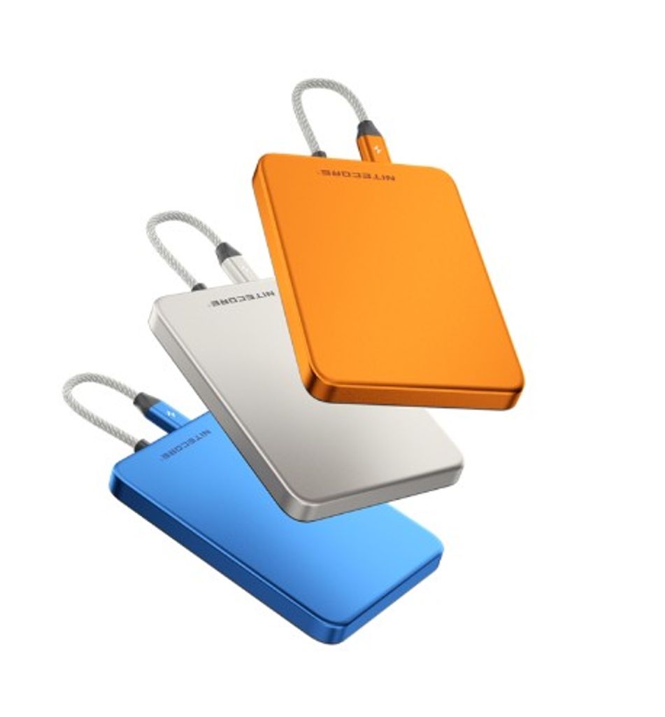 Nitecore POCKET 5 Powerbank 5000mAh Orange med inbyggd USC-C kabel