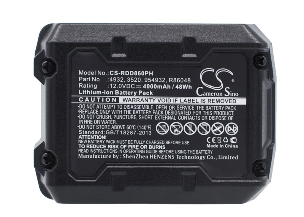 3526 för AEG, 12.0V, 4000 mAh