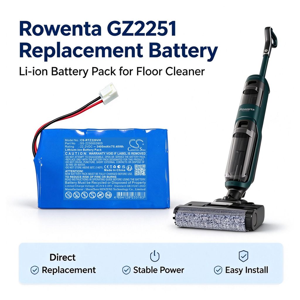 Rowenta GZ2251 22.2V 3400mAh