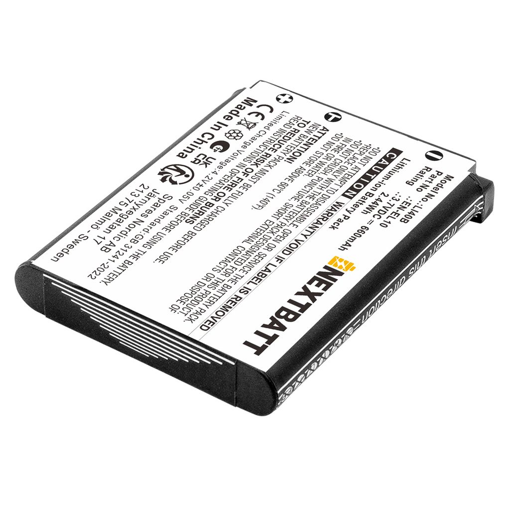 Olympus mju 850sw, 3.7VV, 660mAh