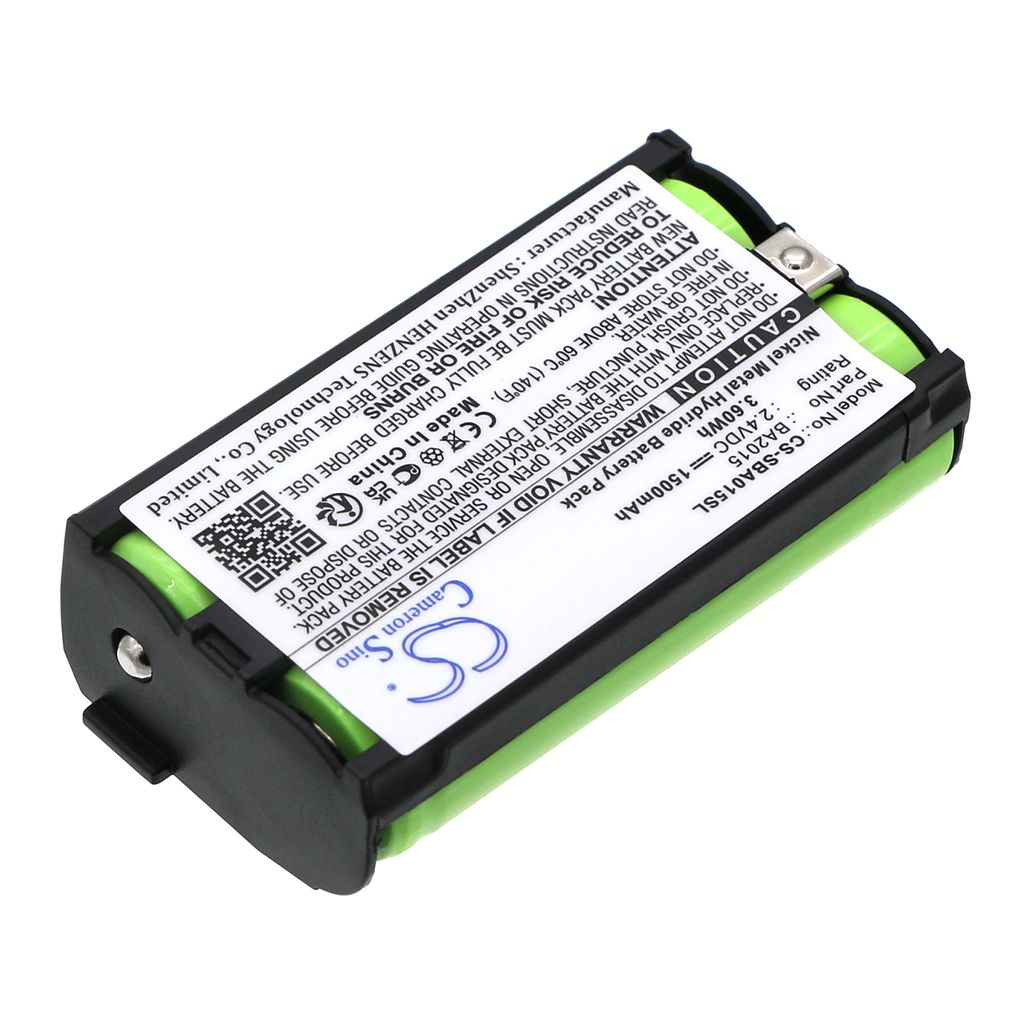 BA2015 for Sennheiser, 2.4V, 1500 mAh