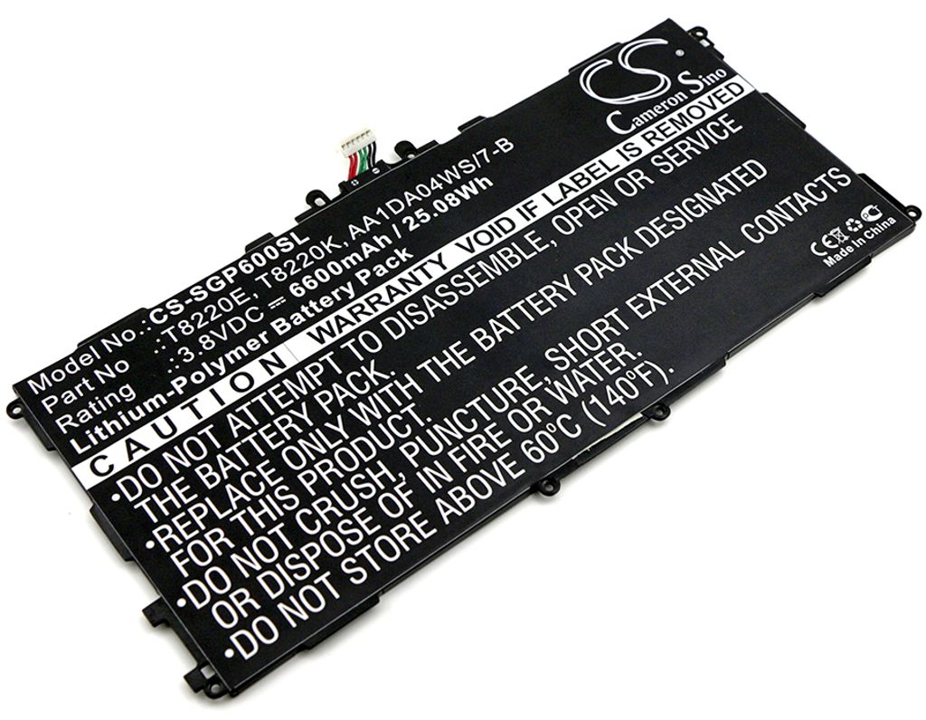 GH43-03998A för Samsung, 3.8V, 6600 mAh