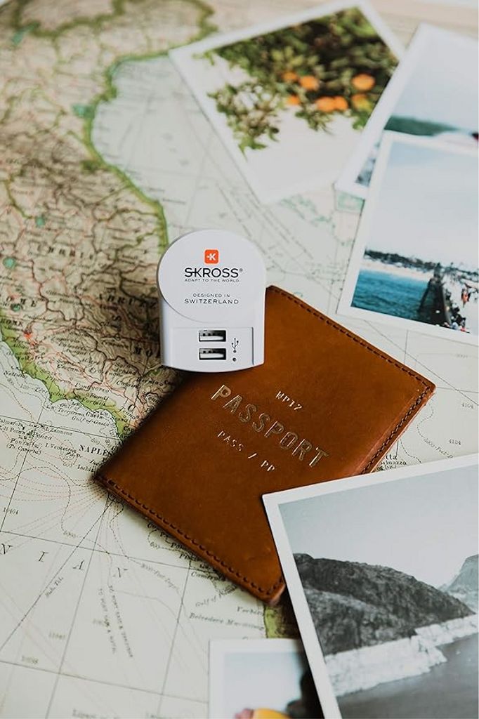 Skross Laddare, 2xUSB-A 12W, 2.4A - Vit