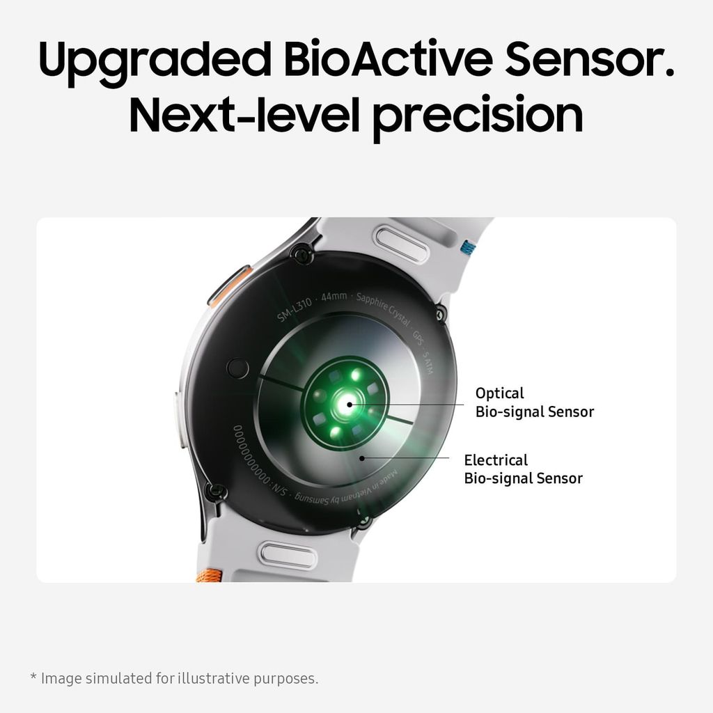 Samsung Galaxy Watch7 44mm BT - Sølv