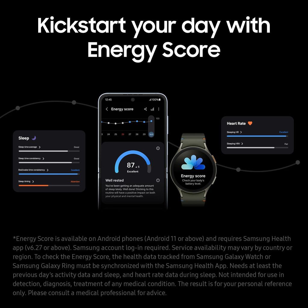 Samsung Galaxy Watch7 44mm BT - Sølv