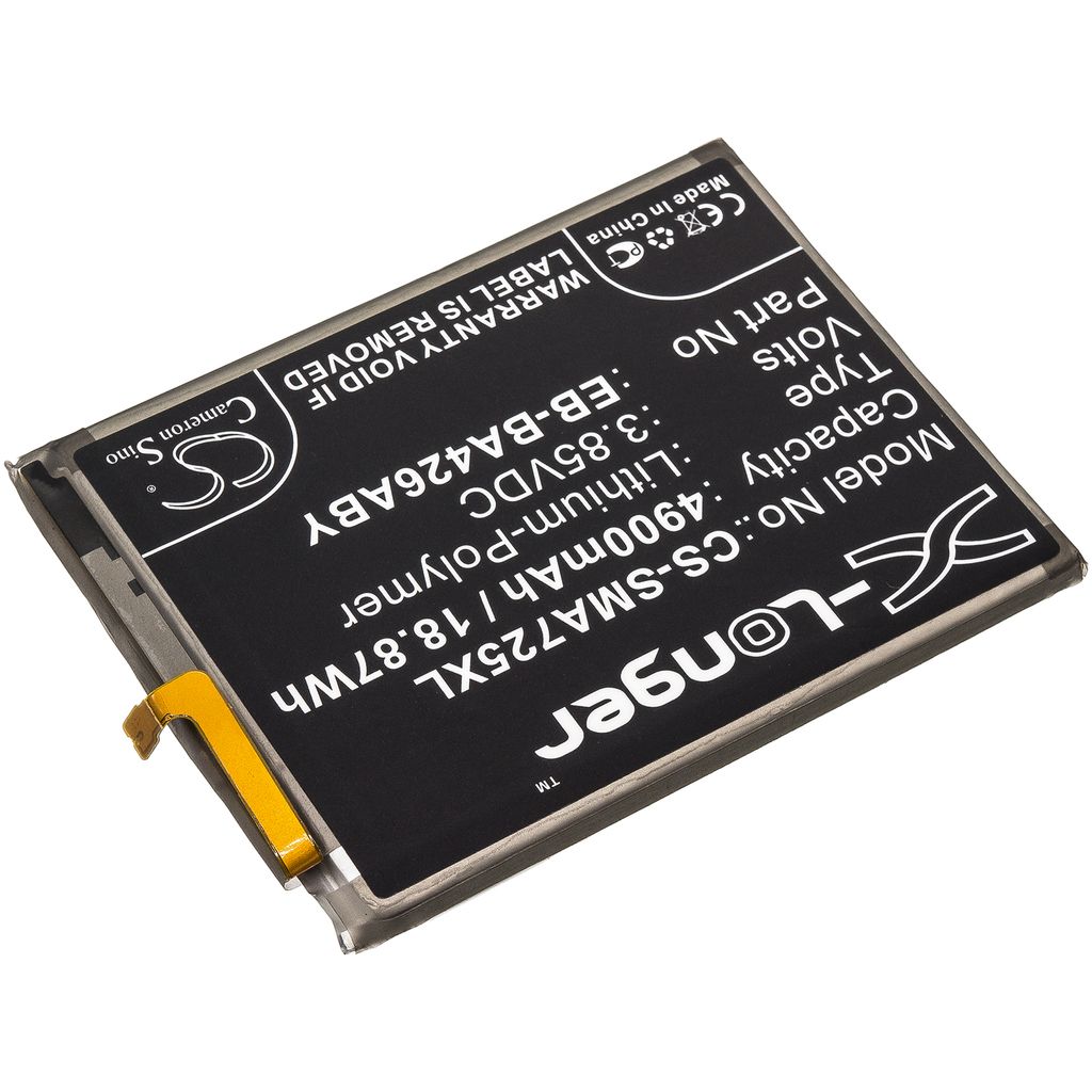 Samsung SM-A726F/DS, 3.85V, 4900 mAh