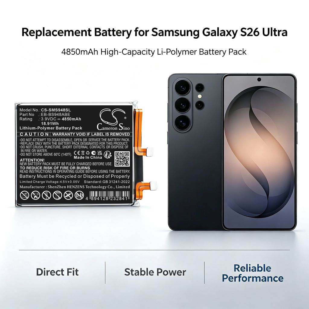 GH82-38878A for Samsung, 3.9V, 4850mAh