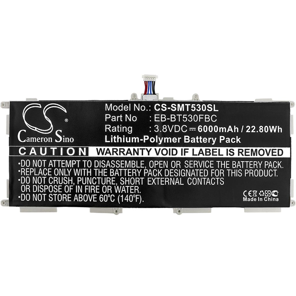 EB-BT530FBC för Samsung, 3,8V, 6000mAh