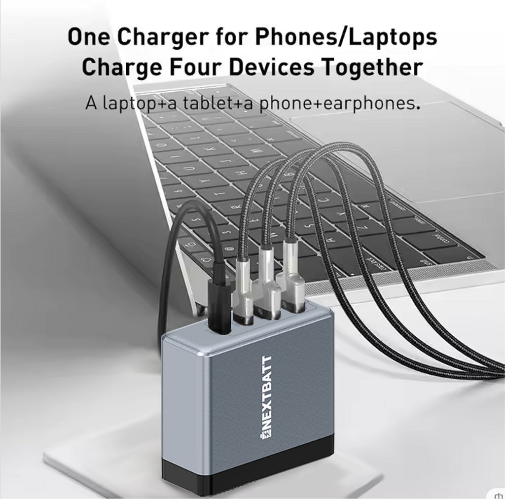 Hurtiglader 100W + USB-C-kabel for MacBook Pro og Air Magsafe 3 T-type