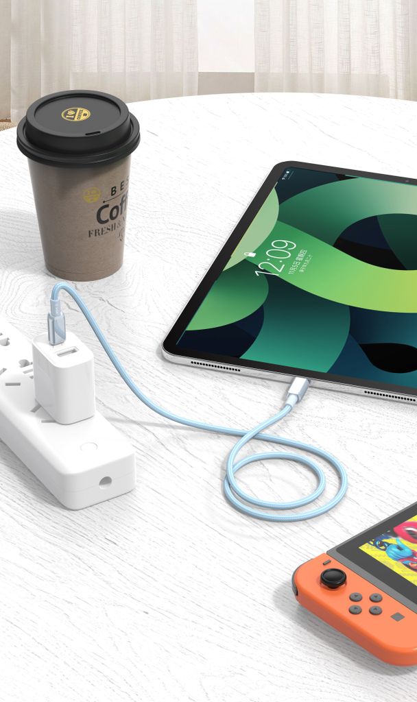 20W USB-C Snabbladdare till Samsung med 60W kabel - Blå 