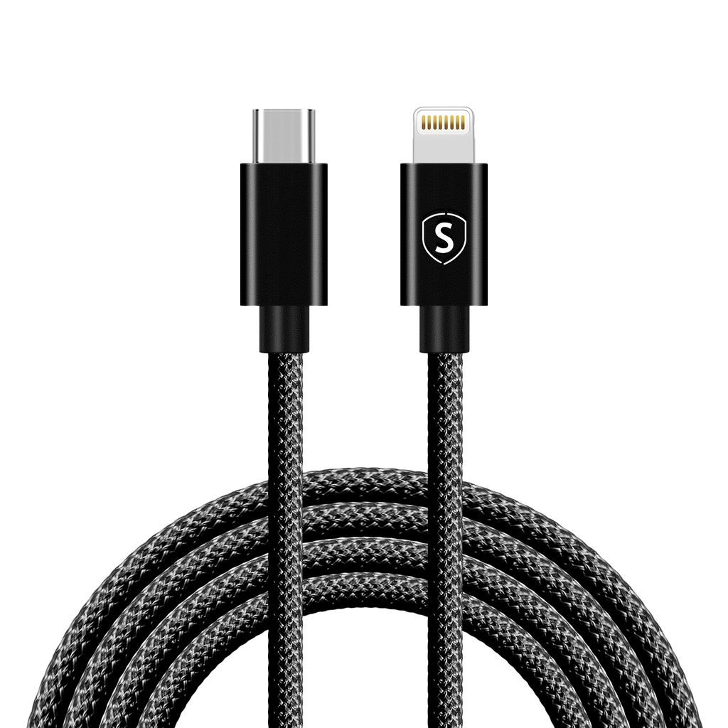 SIGN USB-C Lightning Cable 2.1A, 2m - musta