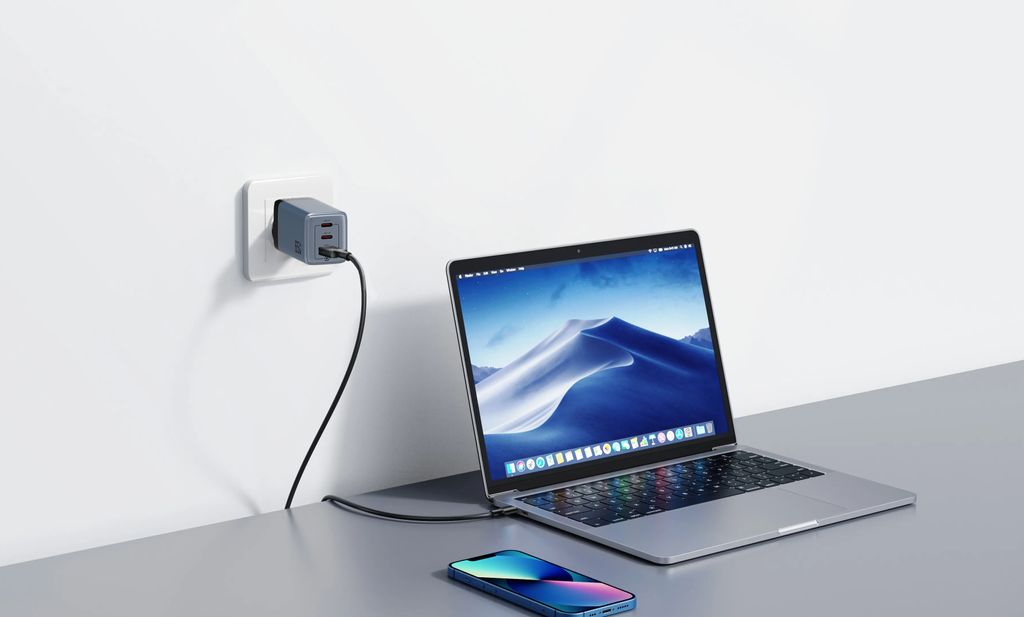 Kraftfull 65W Snabbladdare till Microsoft Surface – USB-C till Surface Connect,1,5 m – Vit