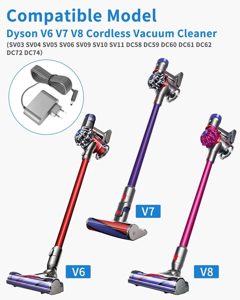 Lader til Dyson V6/V7/V8 støvsuger