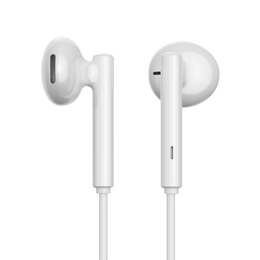 SiGN iPhone 17 Hovedtelefoner USB-C Halv In-Ear Kablede - Hvide