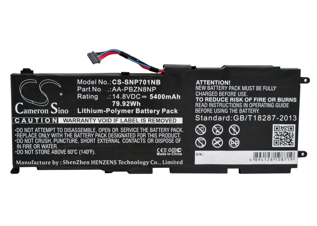 Samsung NP-700Z5C, 14,8V, 5400mAh