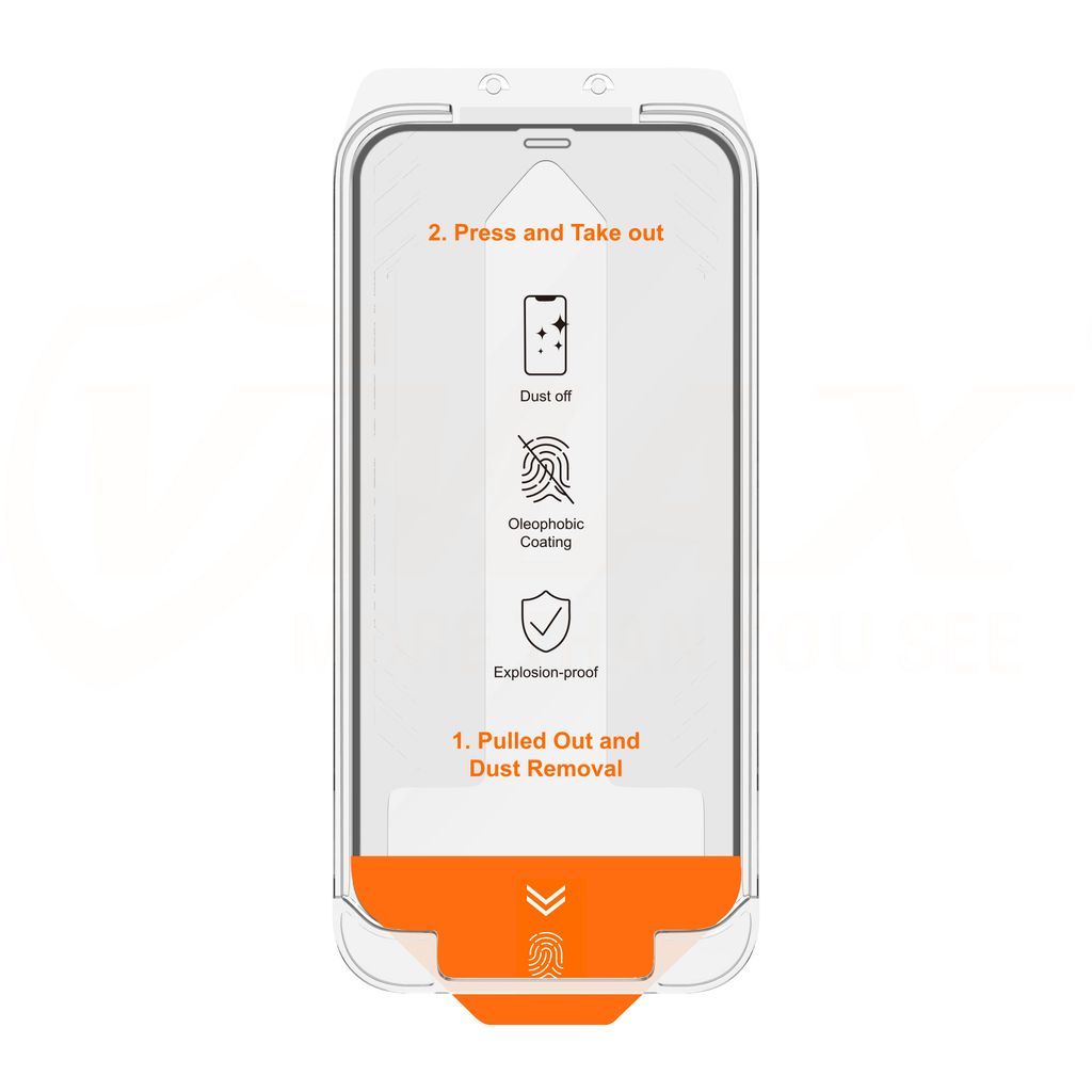 SiGN Skjermbeskytter iPhone 12 Pro Max – EZ Apply med støvfri applikator, 2-paking