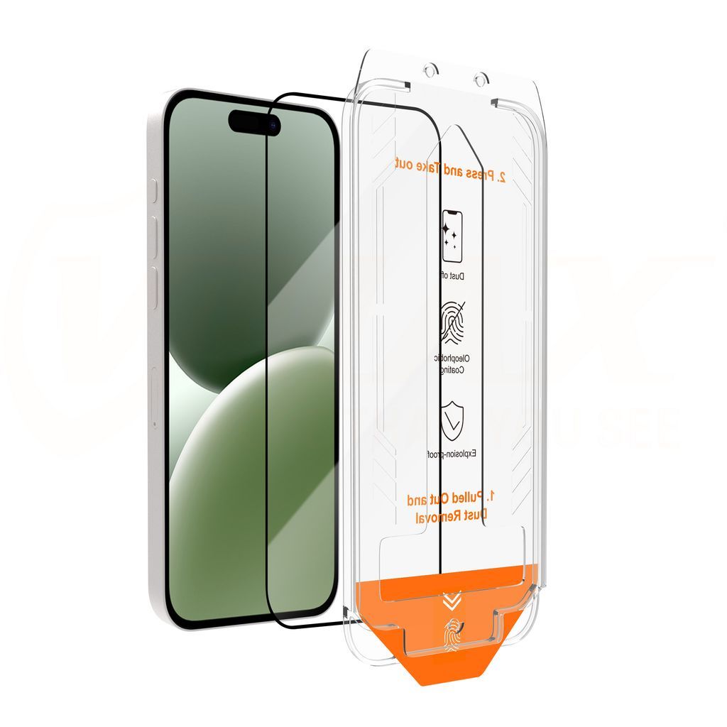 SiGN Näytönsuoja iPhone Air – EZ Apply pölyttömän sovittimen kanssa, 2-pakkaus