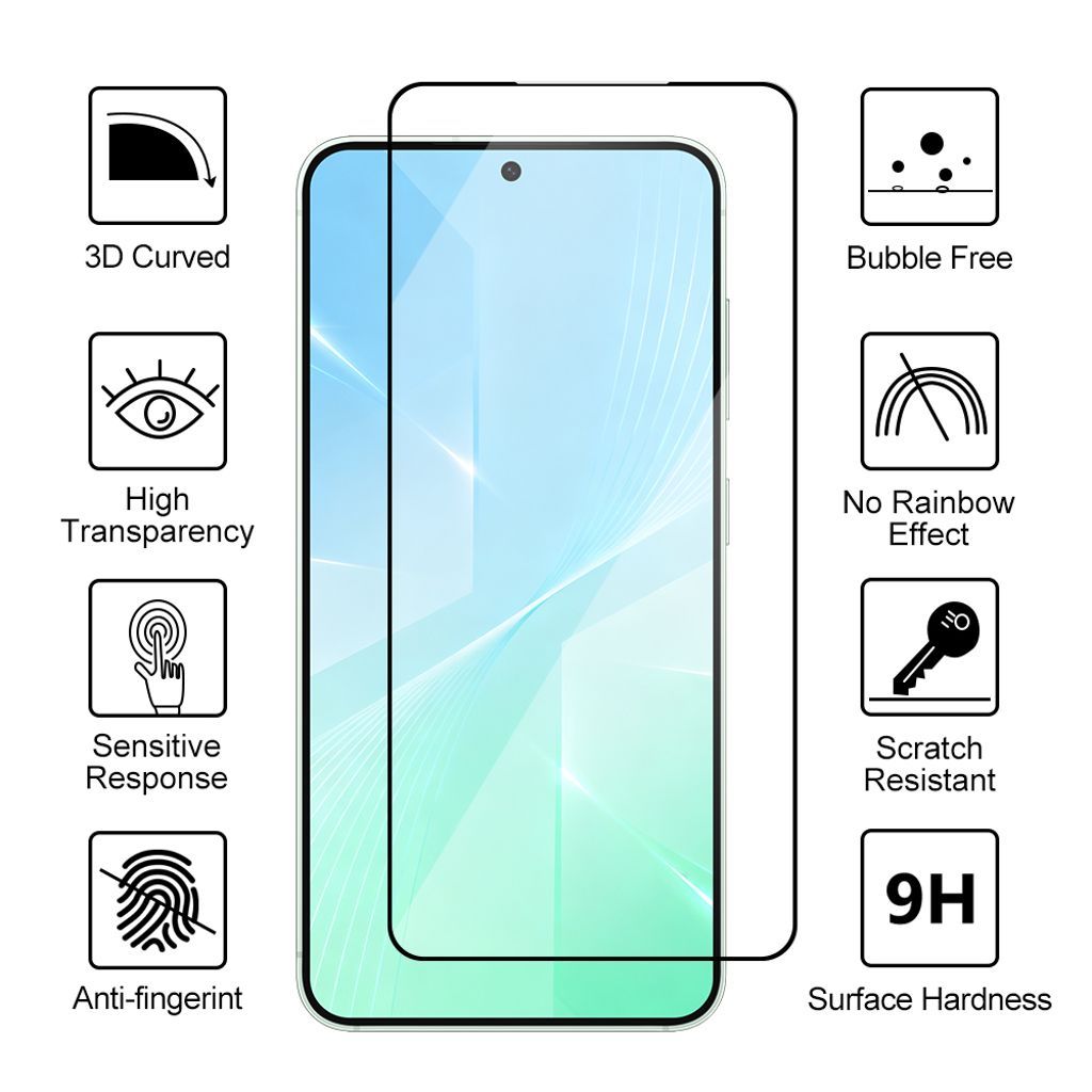 SiGN Skärmskydd SamsungGalaxy S26 – EZ Apply med dammfri applikator, 2-pack