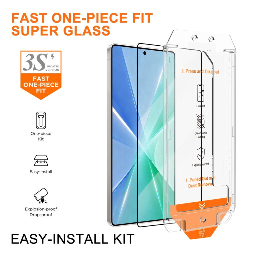 SiGN Skærmbeskytter SamsungGalaxy S26 Ultra – EZ Apply med støvfri applikator, 2-Pak