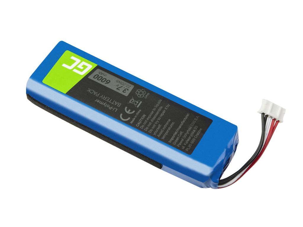Green Cell-batteri GSP1029102 MLP912995-2P for JBL Charge 2/2 Plus/2+ 6000 mAh