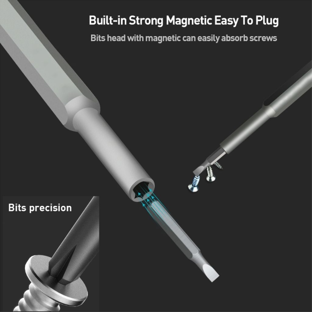 WEEKS 24-i-1 skrutrekkersett – multifunksjonelt reparasjonssett