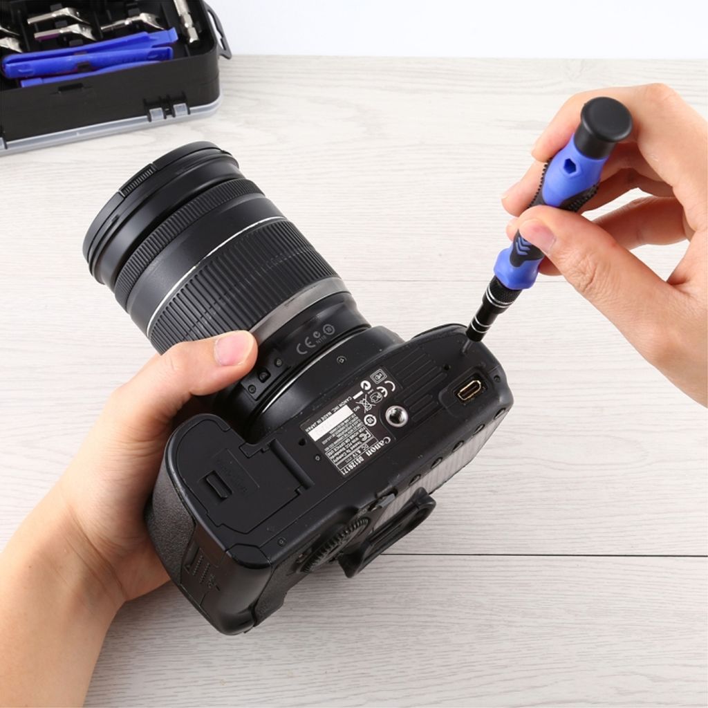 115-i-1 skrutrekker reparasjonskit, kompakt multifunksjonssett