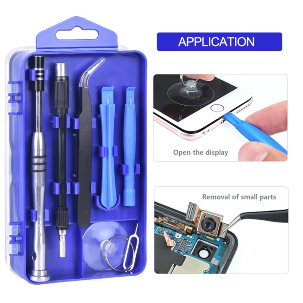 115-i-1 reparasjonsverktøysett med metallhåndtak