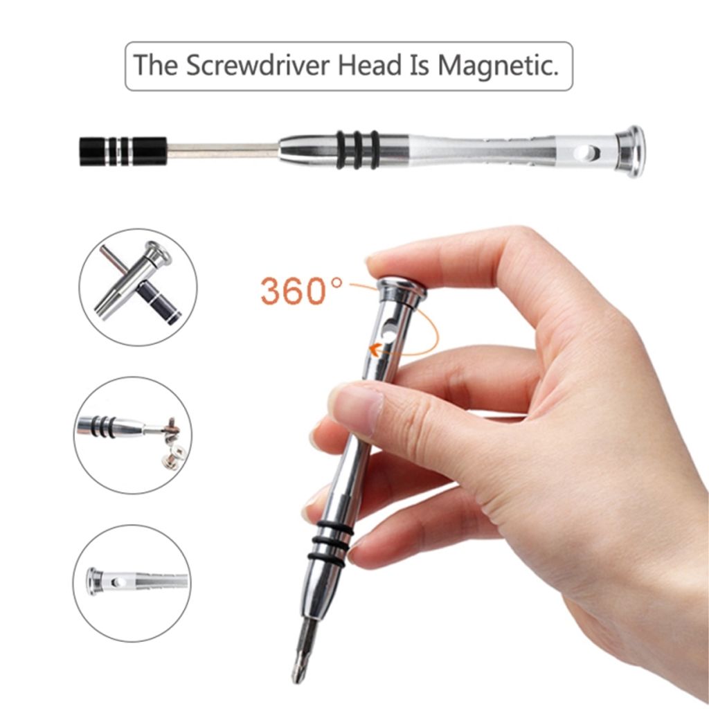 115-i-1 reparasjonsverktøysett med metallhåndtak