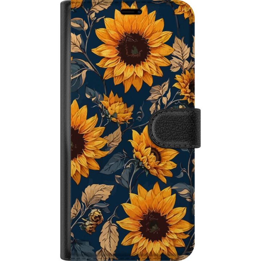 Samsung Galaxy S25 Edge Musta Lompakkokotelo Solrosor