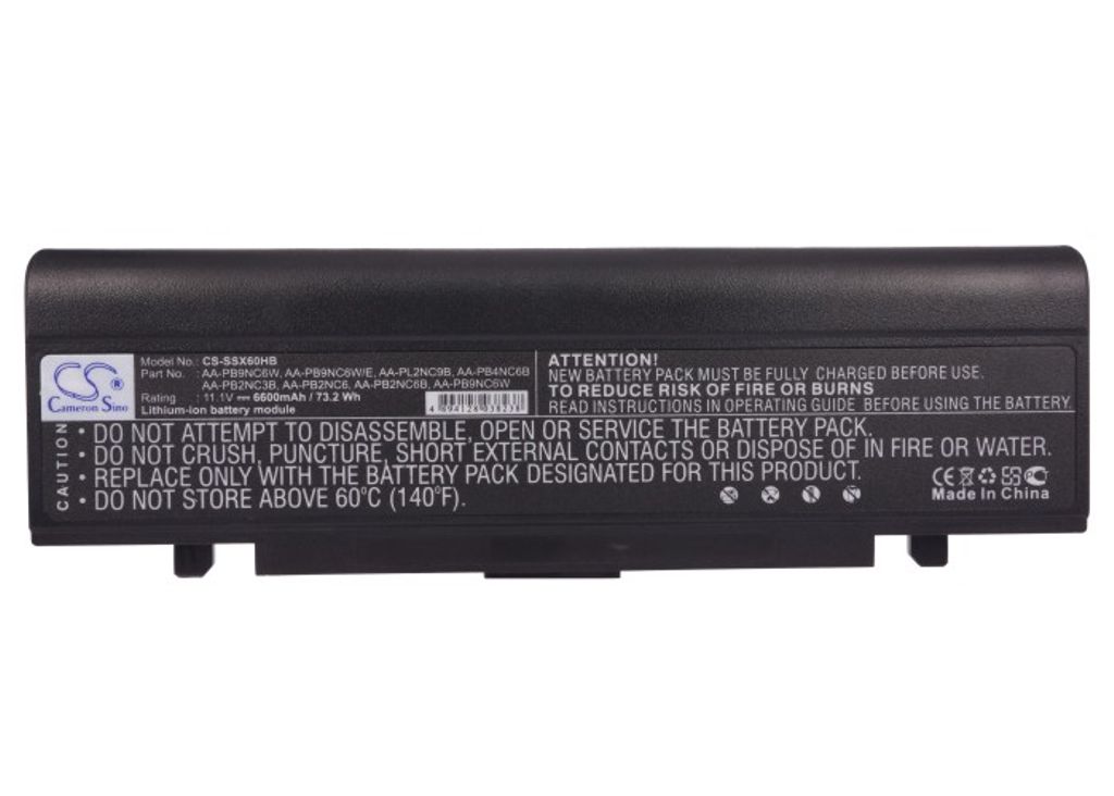 Samsung X60 T2600 Becudo, 11,1V, 6600mAh