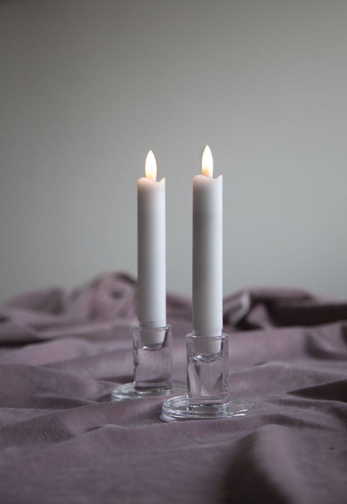 LED ANTILIGHT FLAME / 2-pack / 15 cm / Battery / timer