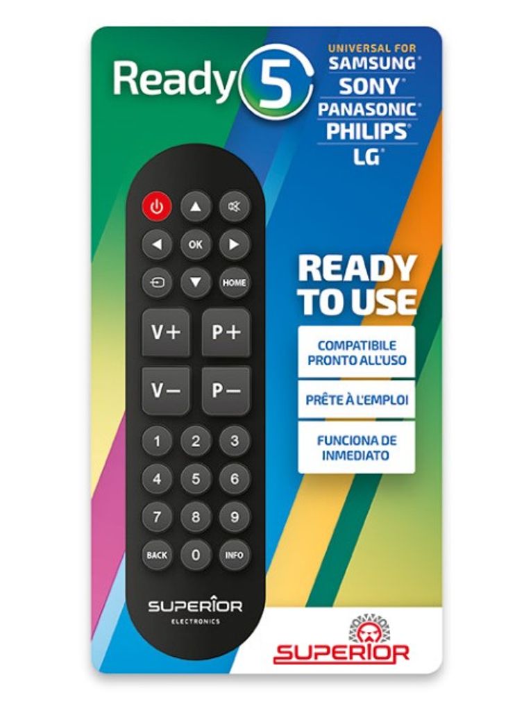 Universal-Fernbedienung für TV – Samsung, LG, Sony, Panasonic & Philips